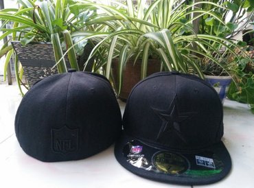 NFL Dallas Cowboys Black Fitted Hat