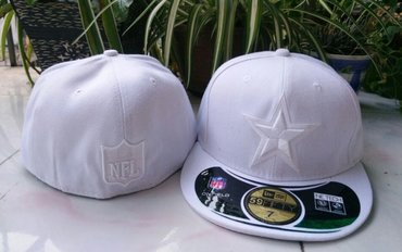 NFL Dallas Cowboys White Fitted Hat