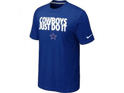 NFL Dallas cowboys Just Do It Blue T-Shirt