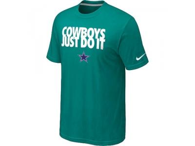 NFL Dallas cowboys Just Do It Green T-Shirt