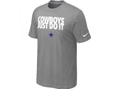 NFL Dallas cowboys Just Do It L.Grey T-Shirt