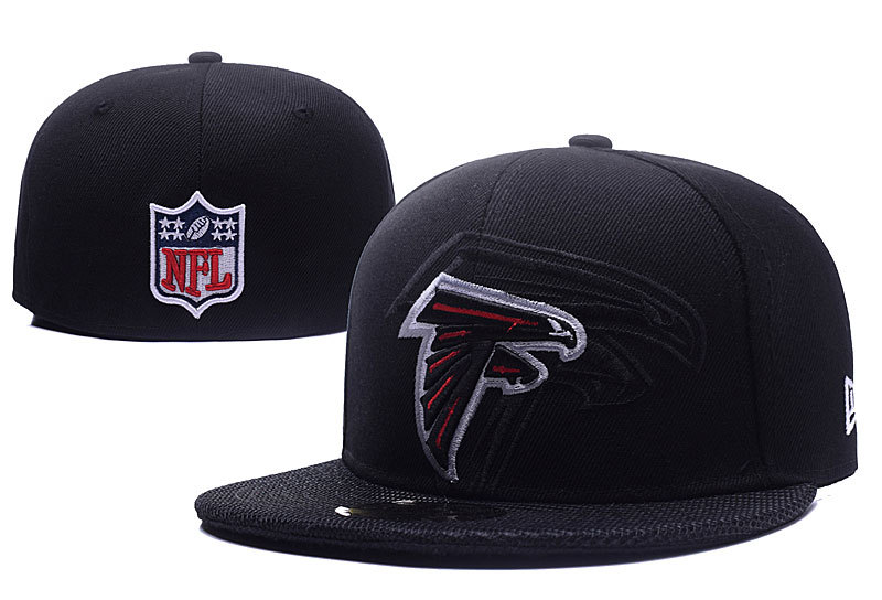 NFL Falcons Black Fitted Hat