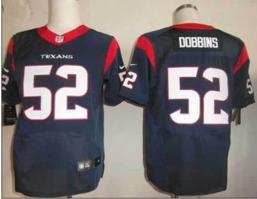 NFL Houston Texans 52 Tim Dobbins Blue Jerseys (Elite)