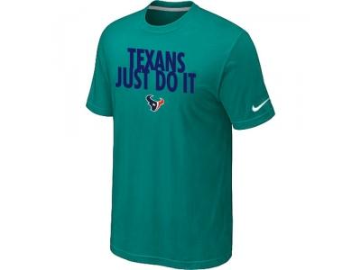NFL Houston Texans Just Do It Green T-Shirt