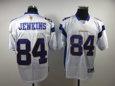 NFL Minnesota Vikings 84# Jenkins White cheap Jerseys nfl