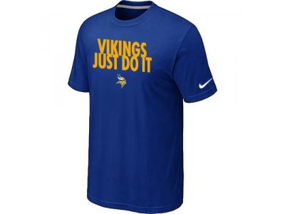 NFL Minnesota Vikings Just Do It Blue T-Shirt