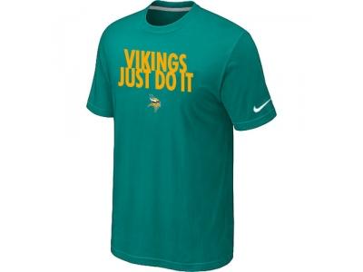 NFL Minnesota Vikings Just Do It Green T-Shirt