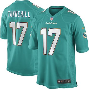 NFL NEW Miami Dolphins 17 Ryan Tannehill Green Jerseys(Game)