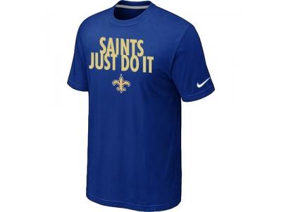 NFL New Orleans Saints Just Do It Blue T-Shirt