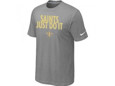 NFL New Orleans Saints Just Do It L.Grey T-Shirt