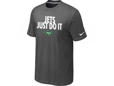 NFL New York Jets Just Do ItD.Grey T-Shirt