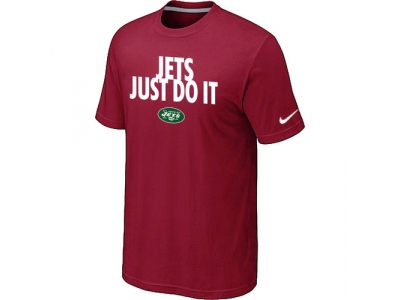 NFL New York Jets Just Do ItRed T-Shirt