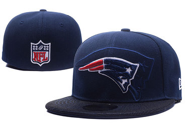 NFL Patriots Fresh Logo Navy Fitted Hat LX