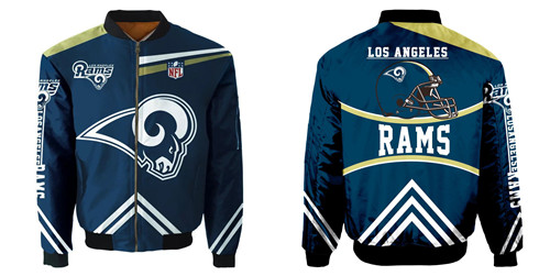 NFL Rams 3D Fullzip Jacket