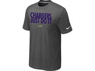 NFL San Diego Charger Just Do It D.Grey T-Shirt