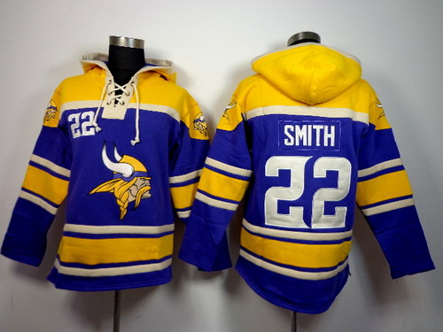 NFLPLAYERS Minnesota Vikings #22 Harrison Smith Purple Hoody