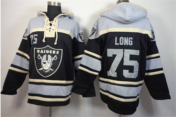 NFLPLAYERS Oakland Raiders #75 Howie Long Black Hoody