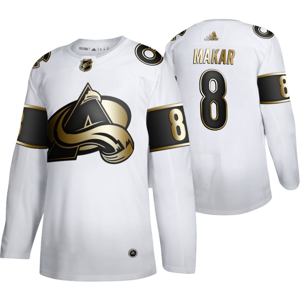 NHL Avalanche Cale Makar Men's Limited 2019-20 Golden Edition Jersey