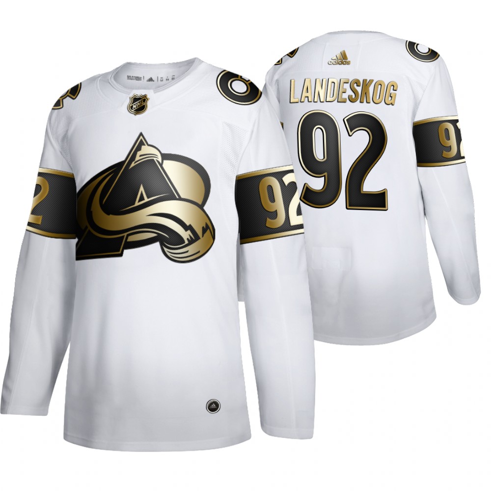 NHL Avalanche Gabriel Landeskog Men's Limited 2019-20 Golden Edition Jersey