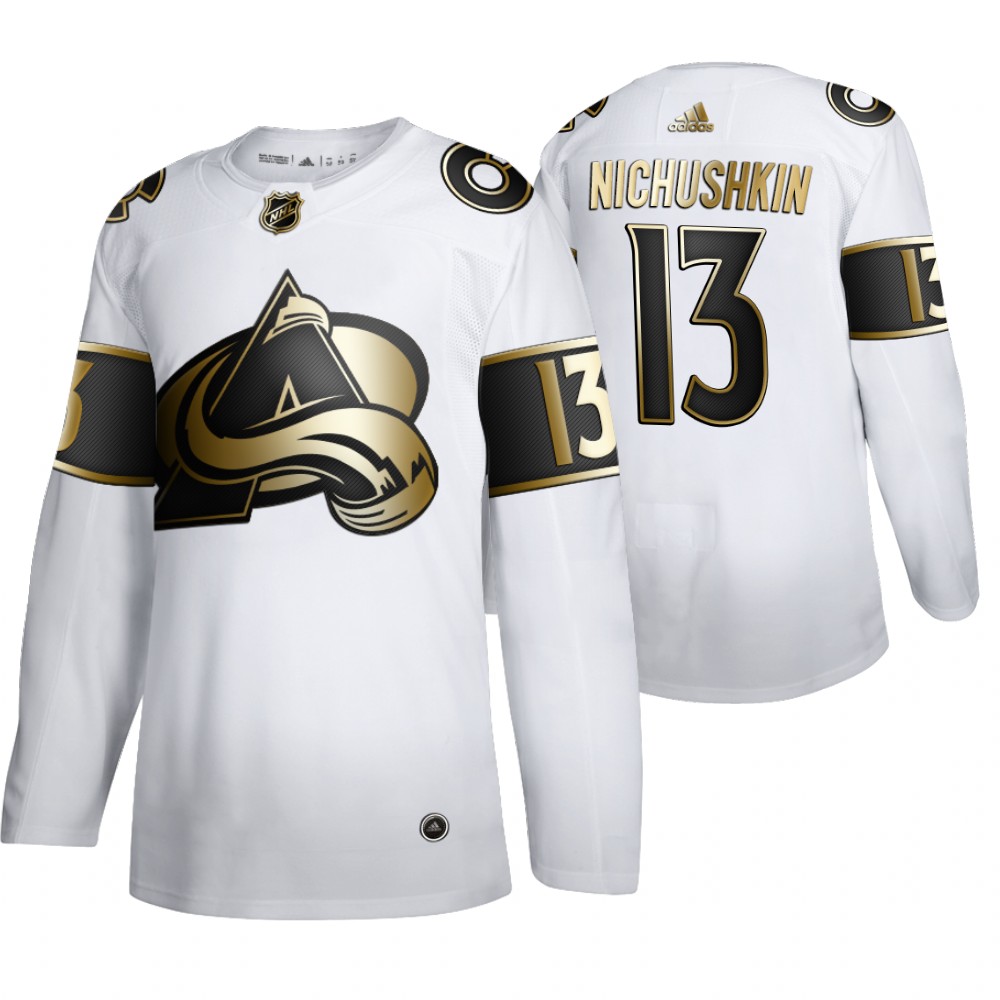 NHL Avalanche Valeri Nichushkin Men's Limited 2019-20 Golden Edition Jersey