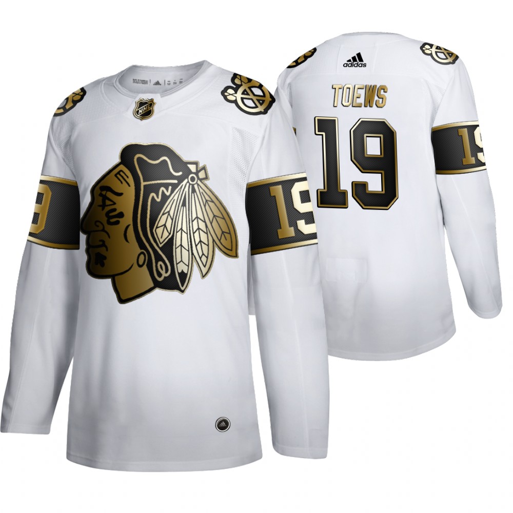 NHL Blackhawks Jonathan Toews Men's Limited 2019-20 Golden Edition Jersey