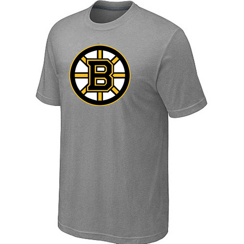 NHL Boston Bruins Big & Tall Logo L.Grey T-Shirt