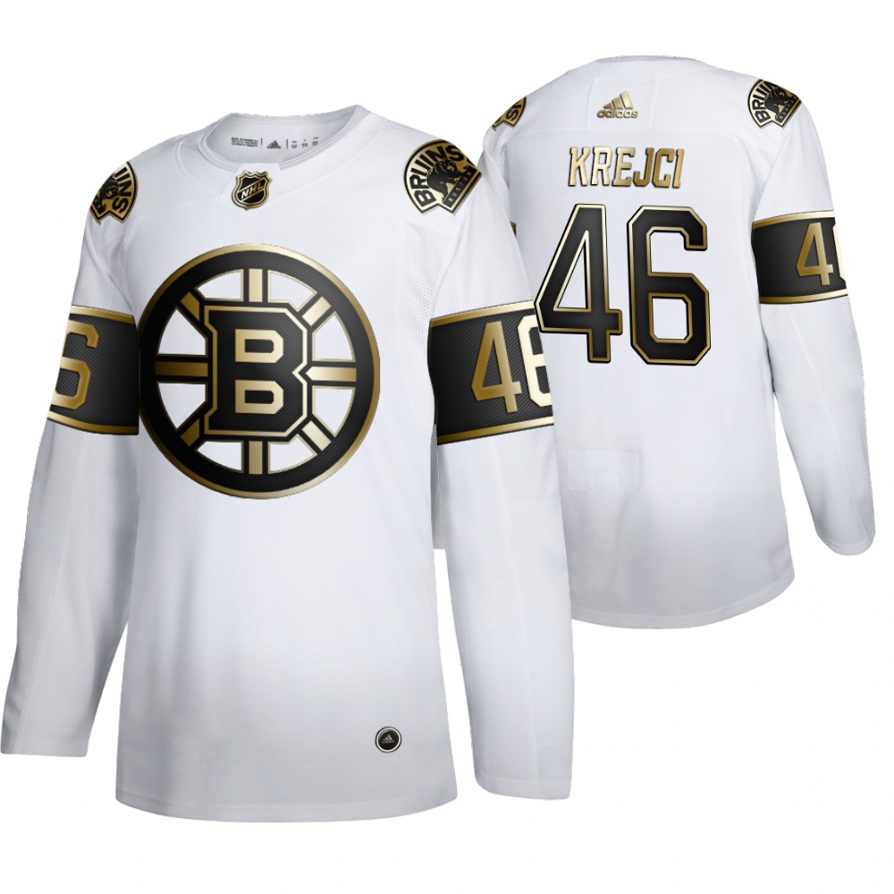 NHL Bruins David Krejci Men's Limited 2019-20 Golden Edition Jersey