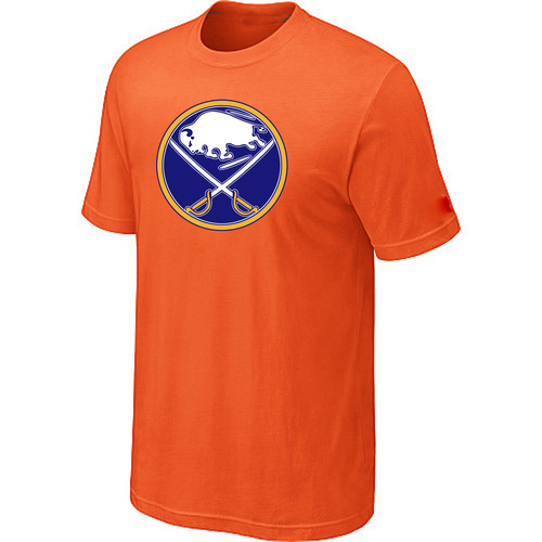 NHL Buffalo Sabres Big & Tall Logo Orange T-Shirt