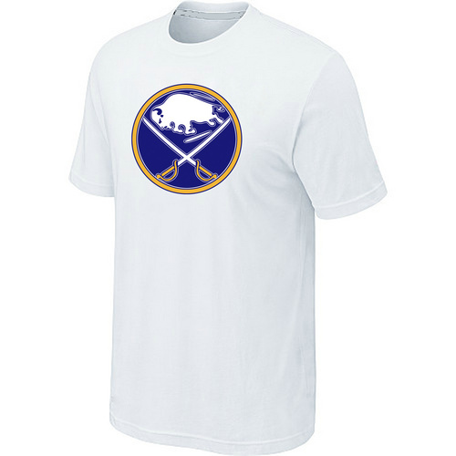 NHL Buffalo Sabres Big & Tall Logo White T-Shirt