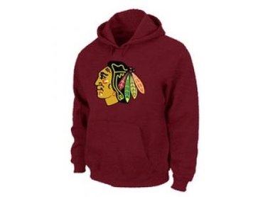 NHL Chicago Blackhawks Big & Tall Logo Pullover Hoodie Red