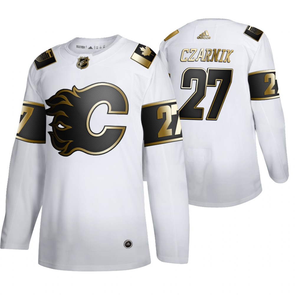 NHL Flames Austin Czarnik Men's Limited 2019-20 Golden Edition Jersey