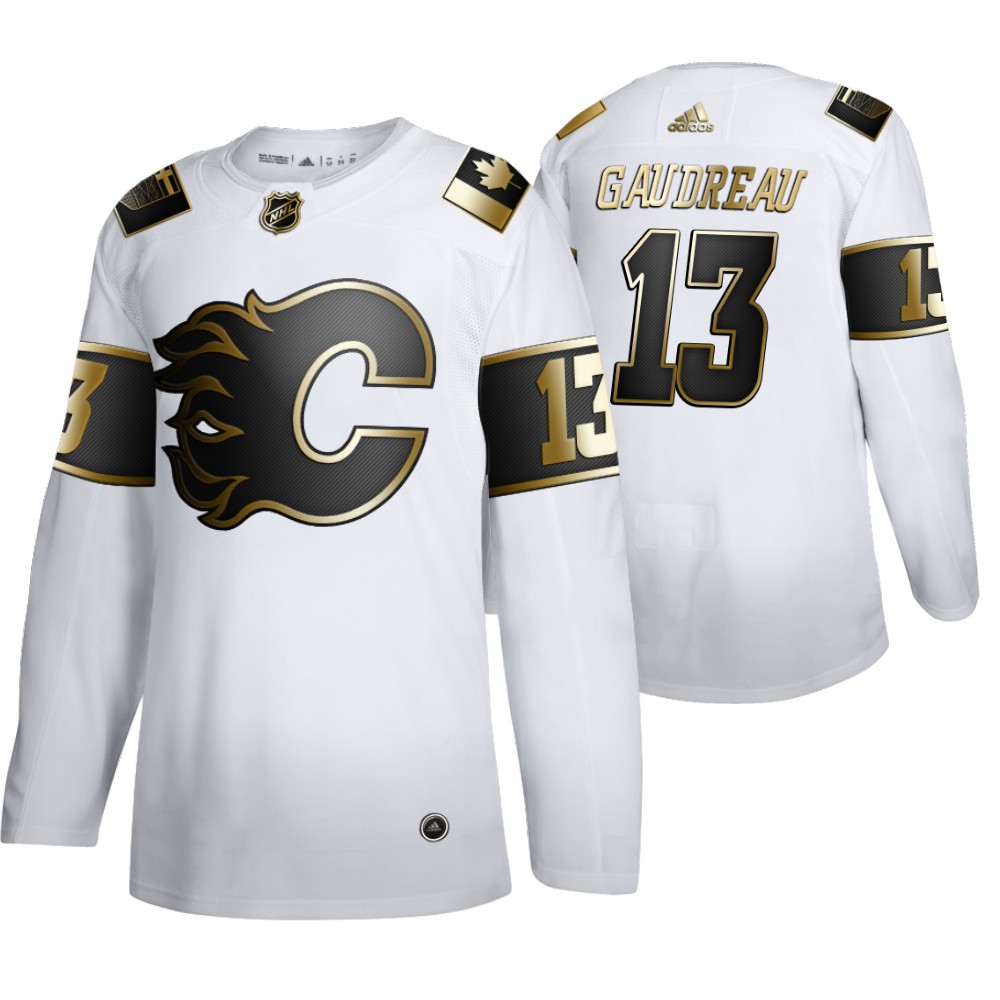 NHL Flames Johnny Gaudreau Men's Limited 2019-20 Golden Edition Jersey
