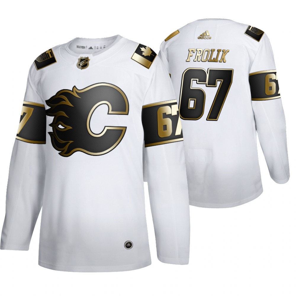 NHL Flames Michael Frolik Men's Limited 2019-20 Golden Edition Jersey