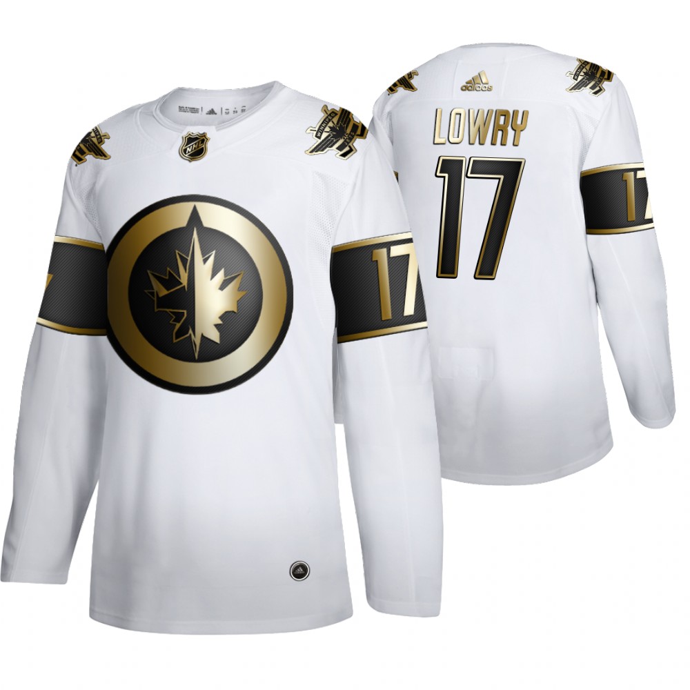 NHL Jets Adam Lowry Men's Limited 2019-20 Golden Edition Jersey