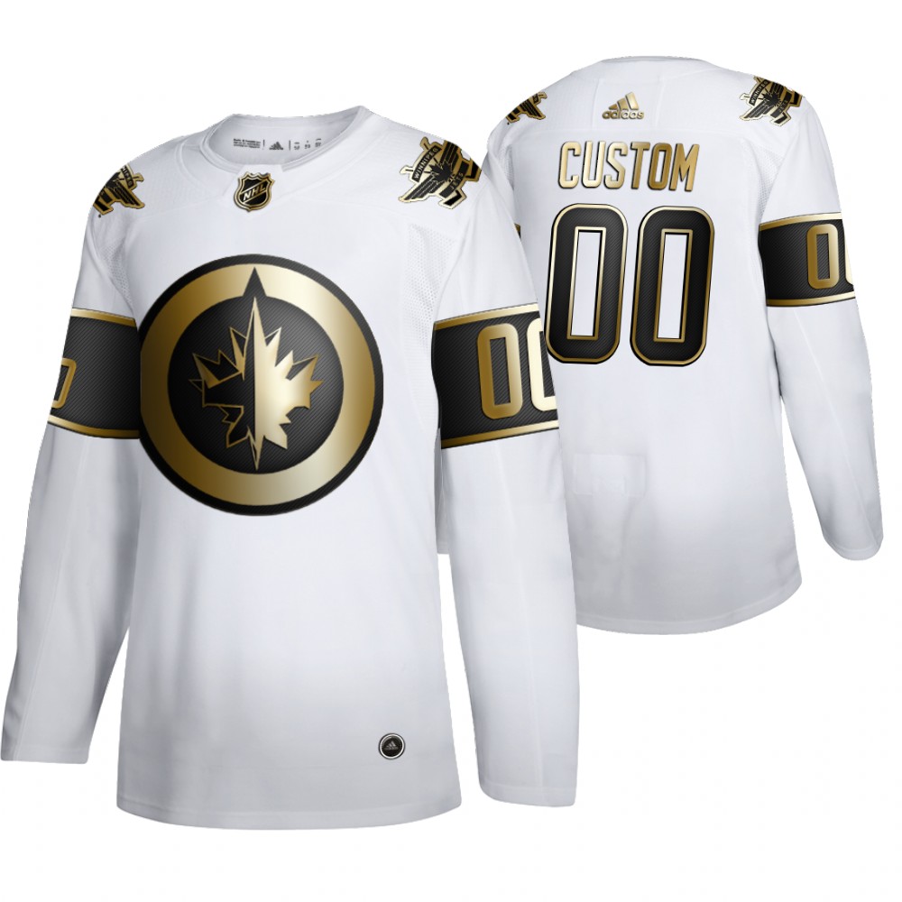 NHL Jets Custom Men's Limited 2019-20 Golden Edition Jersey