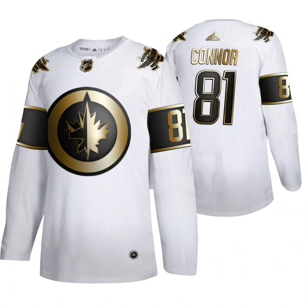 NHL Jets Kyle Connor Men's Limited 2019-20 Golden Edition Jersey