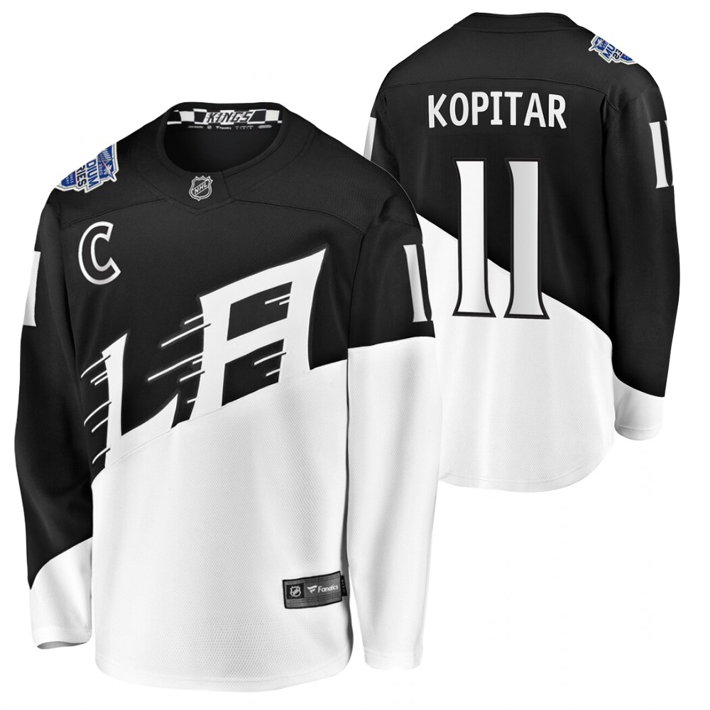 NHL Kings #11 Anze Kopitar 2020 Stadium Series Black Jersey - Men's