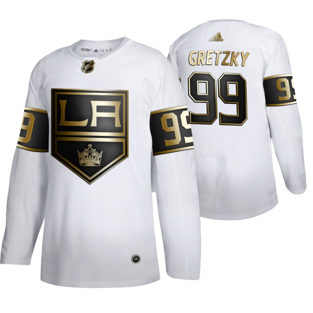 NHL Kings Wayne Gretzky Men's Retired Player 2019-20 Golden Edition Jersey