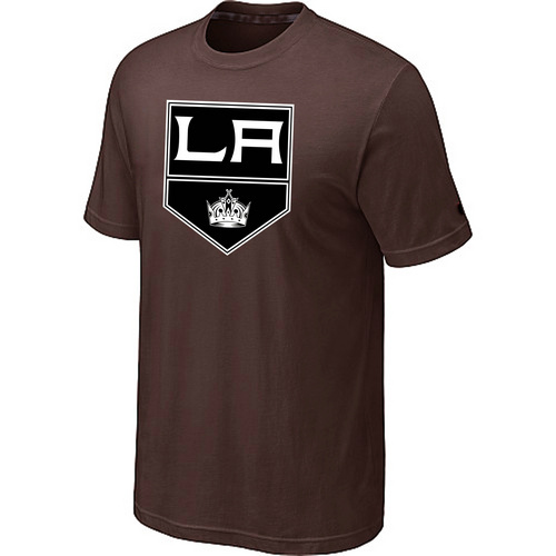 NHL Los Angeles Kings Big & Tall Logo Brown T-Shirt