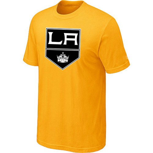 NHL Los Angeles Kings Big & Tall Logo Yellow T-Shirt