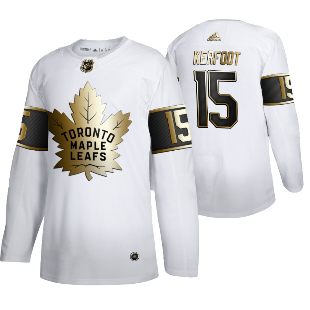 NHL Maple Leafs Alexander Kerfoot Men's Limited 2019-20 Golden Edition Jersey