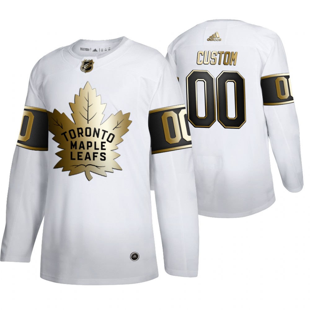 NHL Maple Leafs Custom Men's Limited 2019-20 Golden Edition Jersey