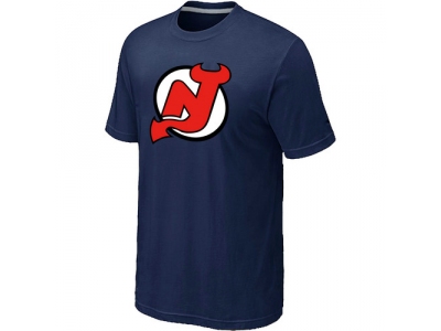 NHL New Jersey Devils Big & Tall Logo D.Blue T-Shirt