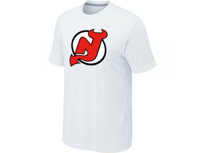 NHL New Jersey Devils Big & Tall Logo White T-Shirt