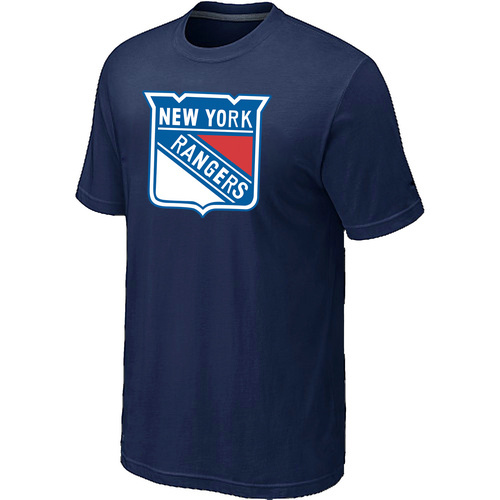 NHL New York Rangers Big & Tall Logo D.Blue T-Shirt