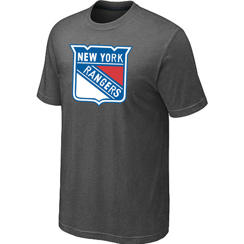 NHL New York Rangers Big & Tall Logo D.Grey T-Shirt