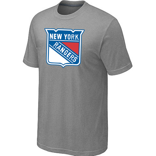 NHL New York Rangers Big & Tall Logo L.Grey T-Shirt