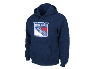 NHL New York Rangers Big & Tall Logo Pullover Hoodie D.Blue