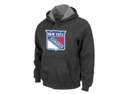 NHL New York Rangers Big & Tall Logo Pullover Hoodie D.Grey