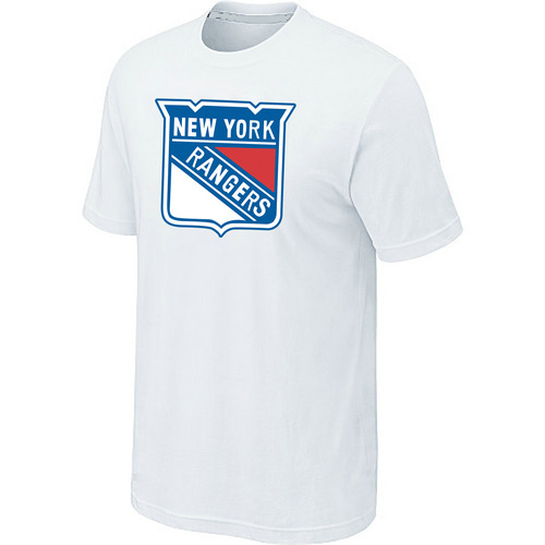 NHL New York Rangers Big & Tall Logo White T-Shirt